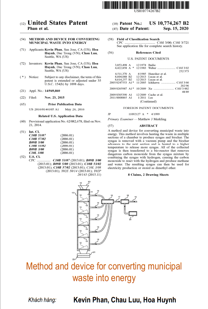 Method and device for converting municipal waste into energy