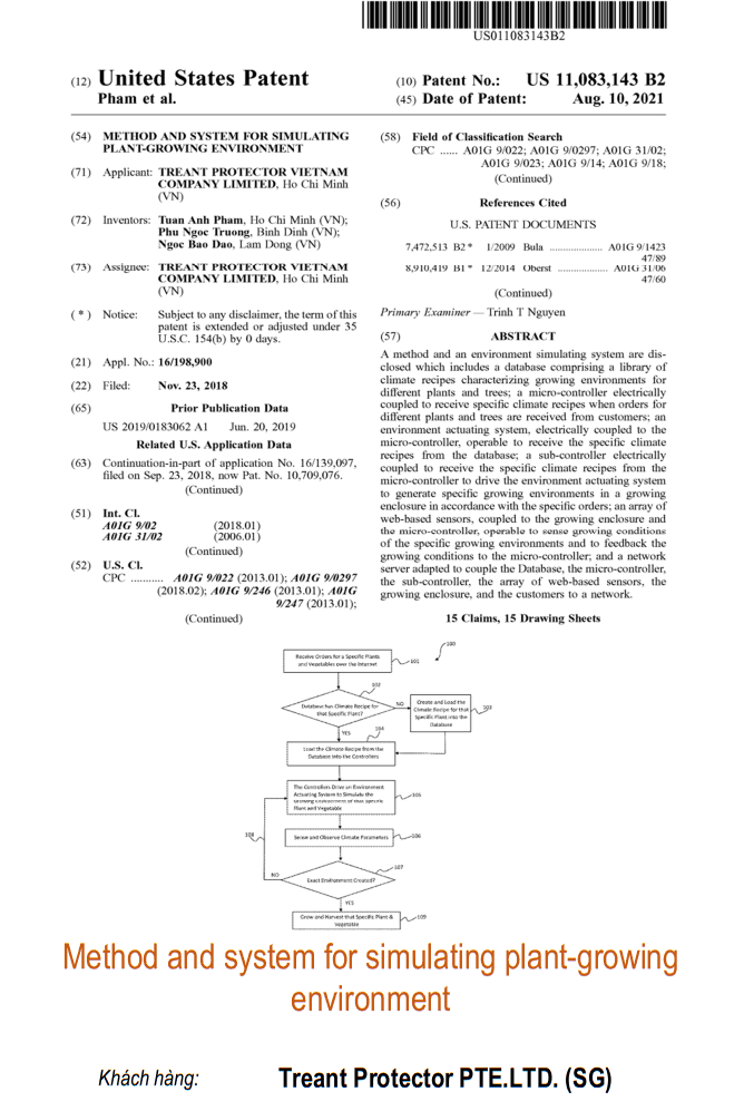 Method and system for simulating plant-growing environment