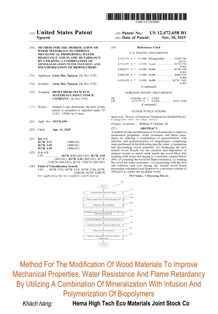 Method For The Modification Of Wood Materials To Improve Mechanical Properties, Water Resistance And Flame Retardancy By Utilizing A Combination Of Mineralization With Infusion And Polymerization Of Biopolymers